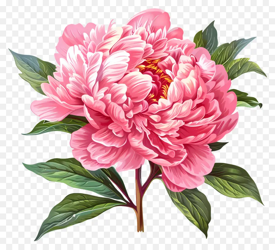 Pink Peony，Peony PNG