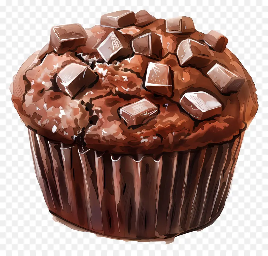 Muffin Cokelat Ganda，Cokelat Muffin PNG