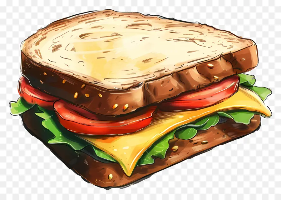 Sandwich Keju，Sandwich PNG