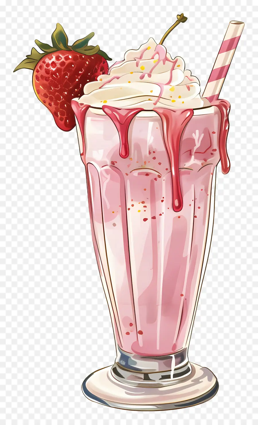 Milkshake，Es Krim Sundae PNG