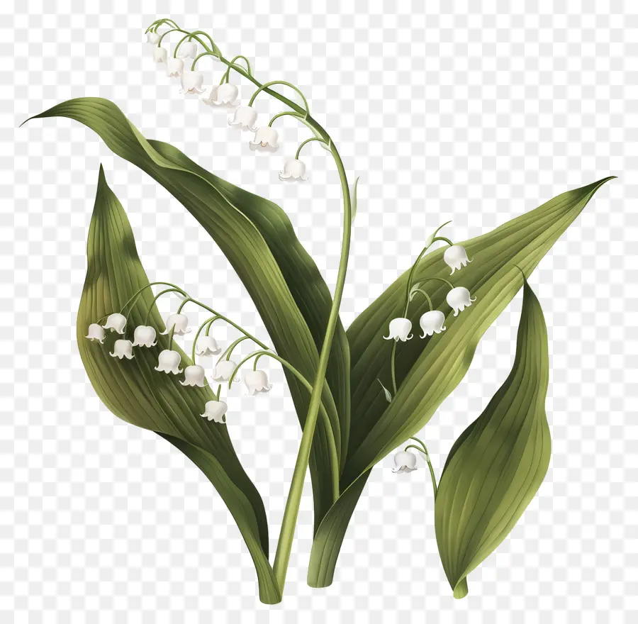 Lily Lembah，Hijau PNG