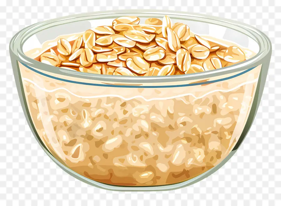 Semangkuk Oatmeal，Oatmeal PNG