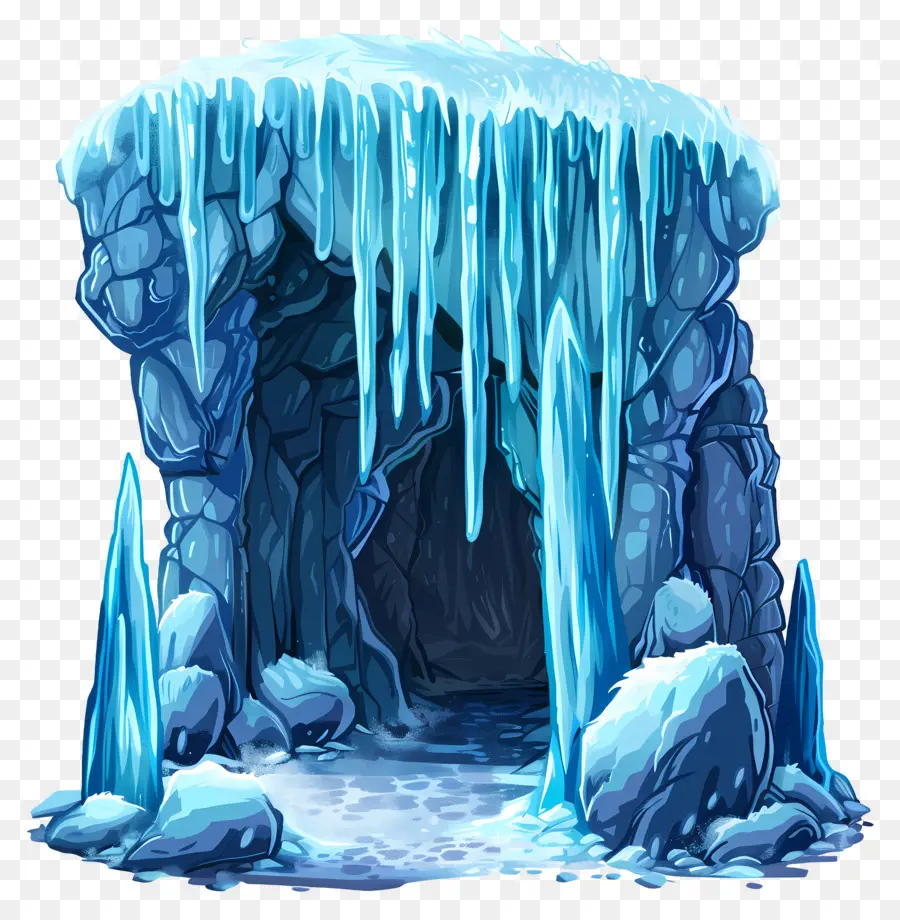 Stalactite Cava，Gua Es PNG