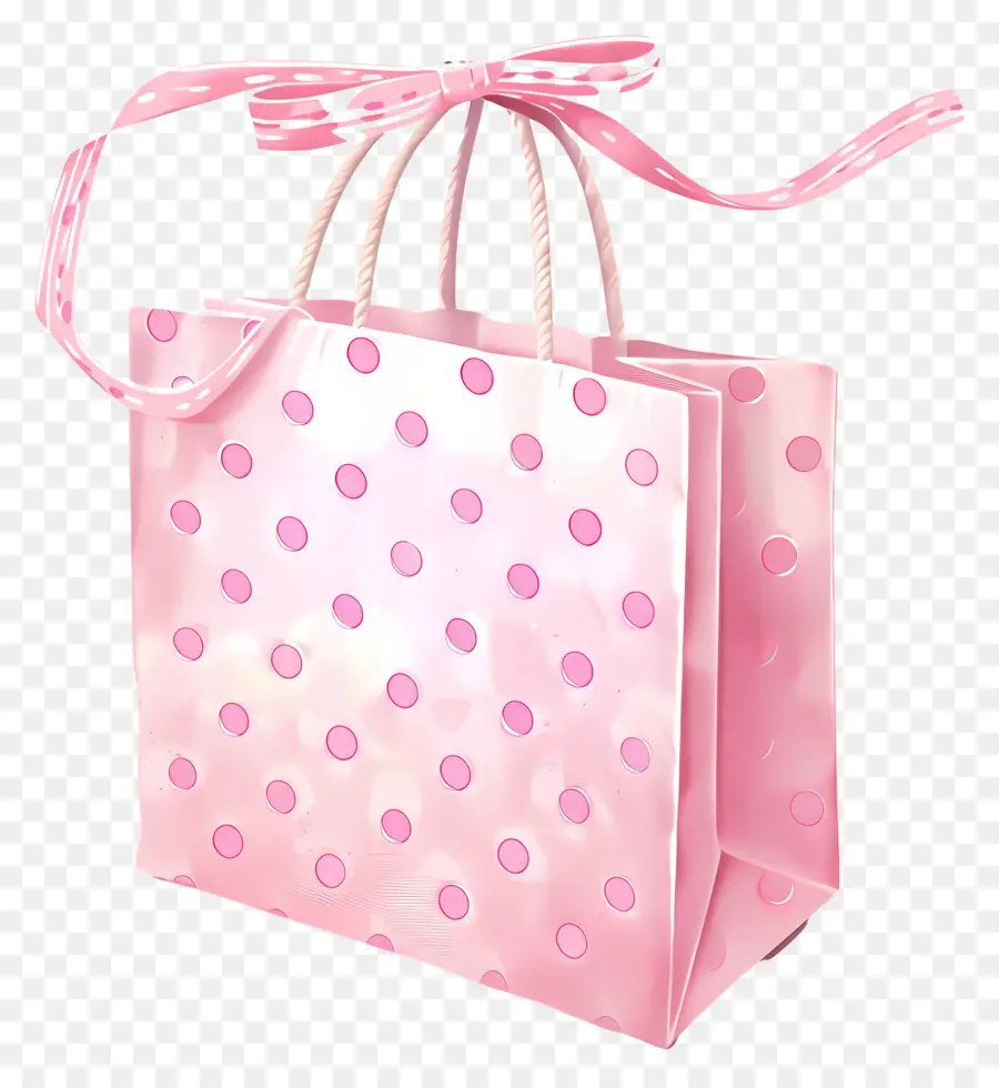 Tas Hadiah，Titik Titik Polka PNG