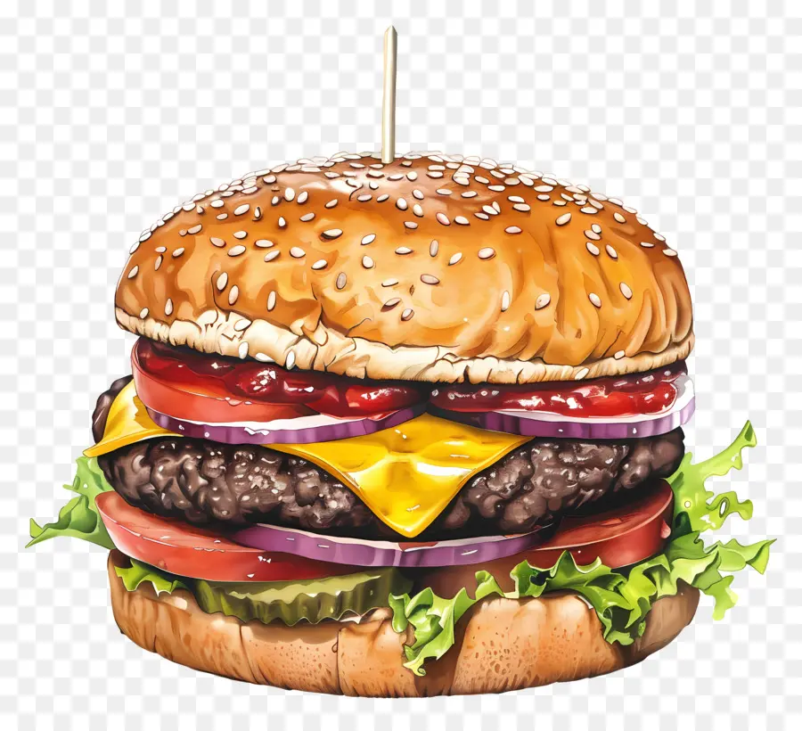 Burger，Selada PNG