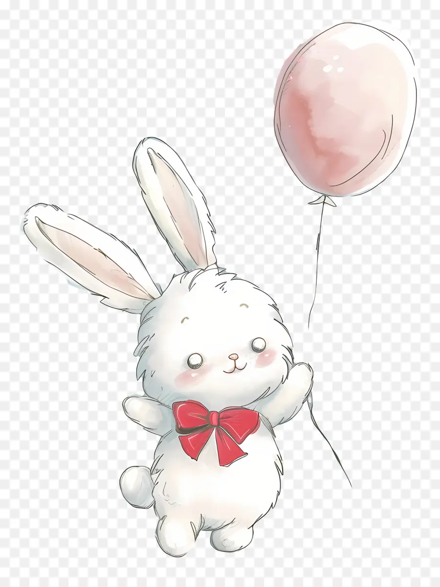 Cinnamoroll，Kelinci Lucu Dengan Balon PNG