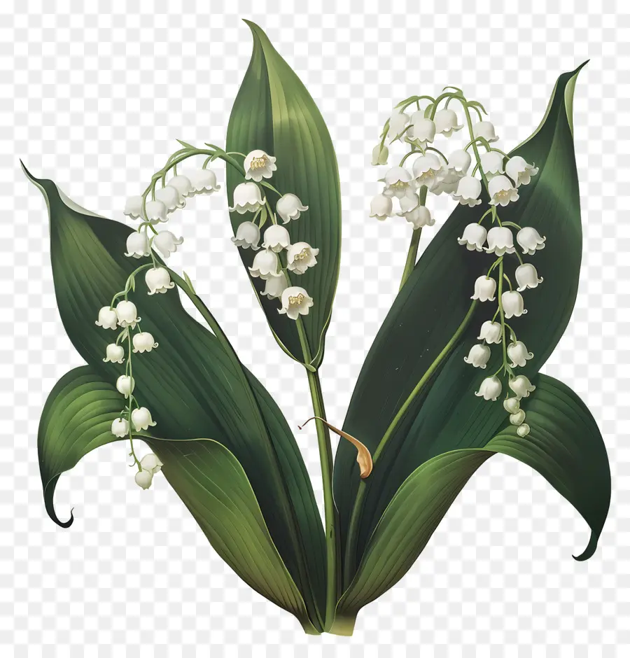 Lily Lembah，Hijau PNG