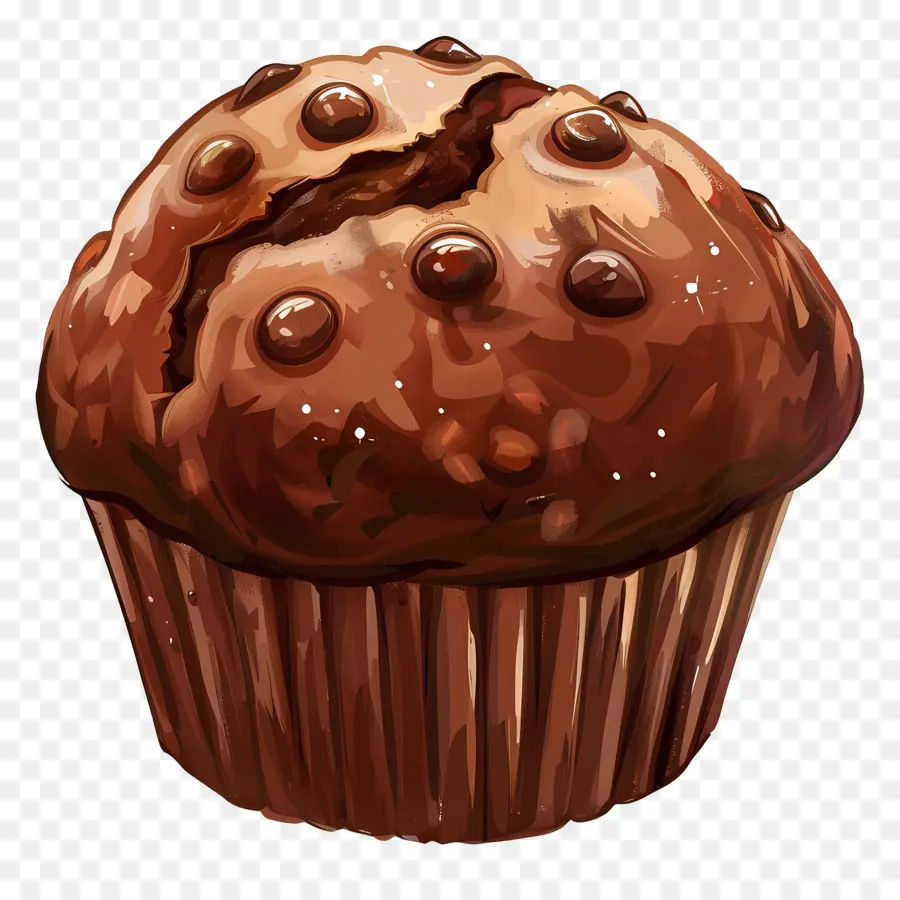 Muffin Cokelat Ganda，Cokelat Muffin PNG