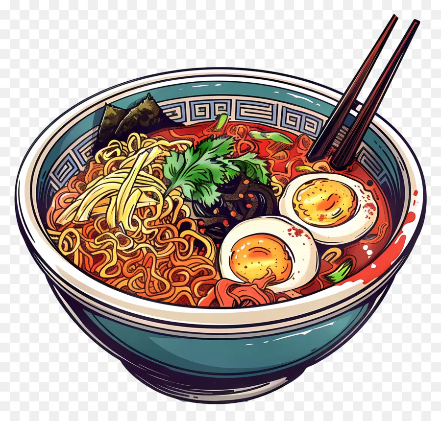 Mie Instan，Mangkuk Ramen PNG