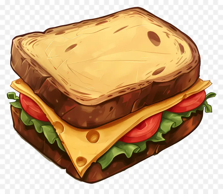 Sandwich Keju，Tomat PNG