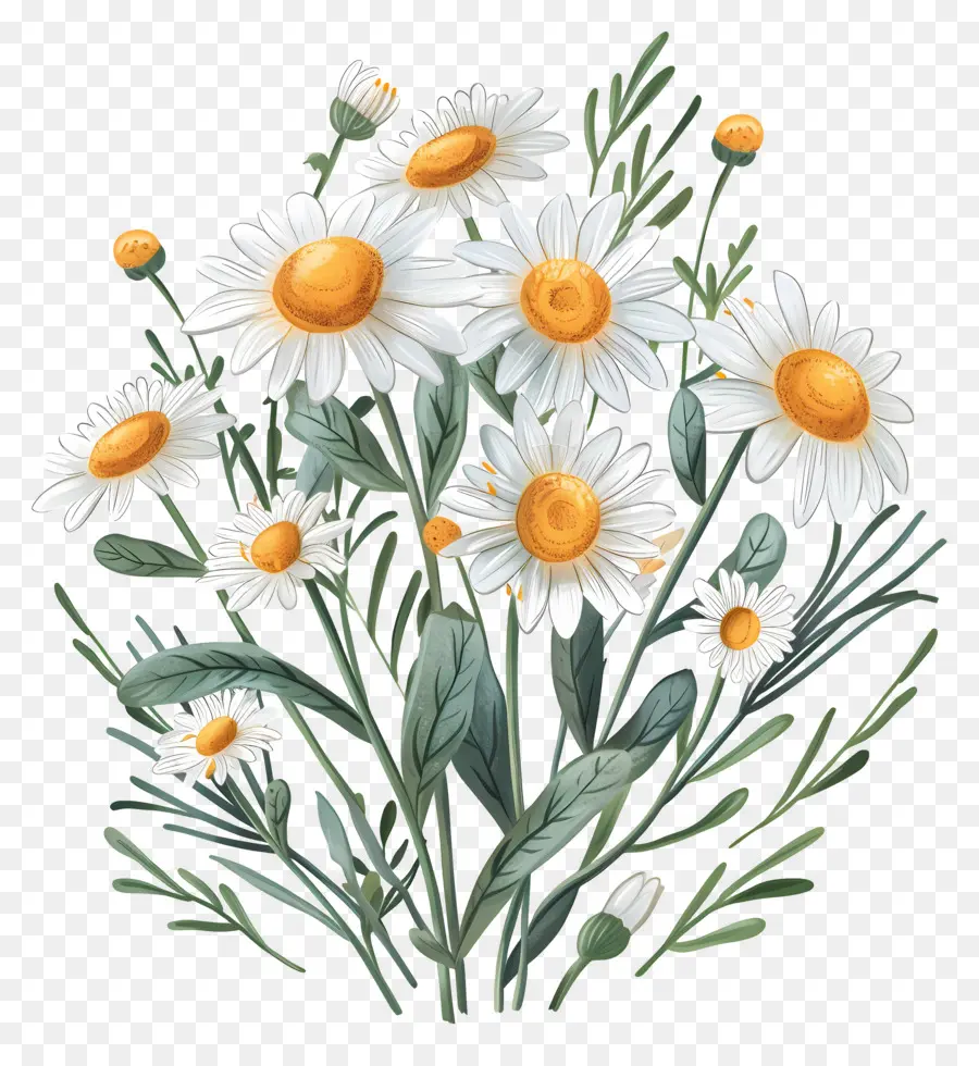 Chamomile，Aster PNG