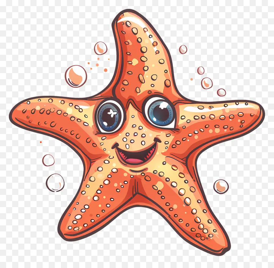 Kartun Starfish，Bintang Laut PNG