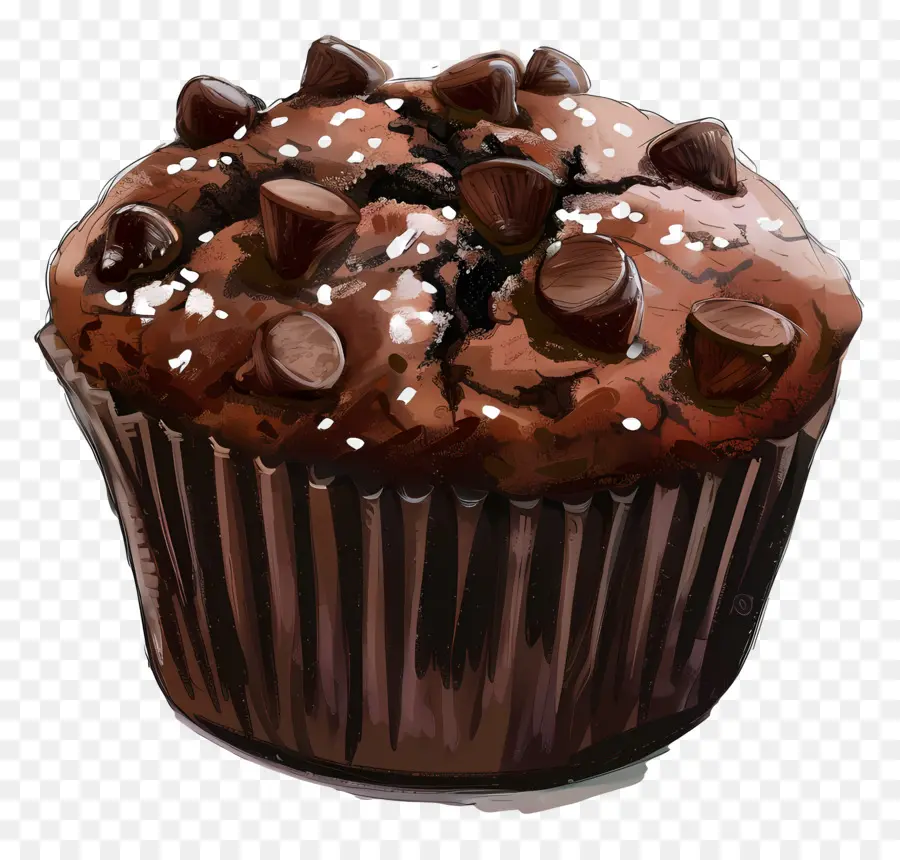 Muffin Cokelat Ganda，Cokelat Muffin PNG