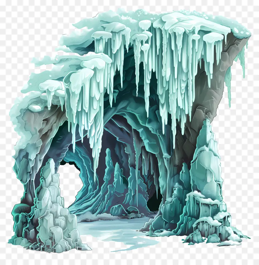 Stalactite Cava，Gua Es PNG