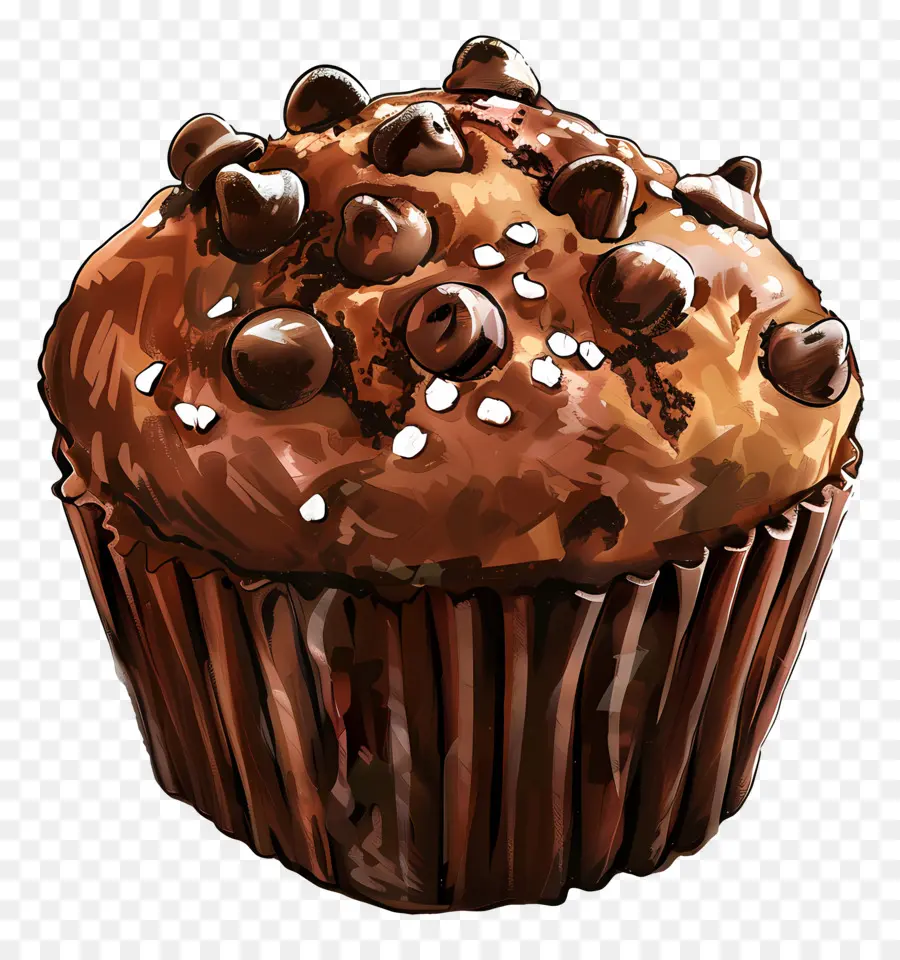 Muffin Cokelat Ganda，Cokelat Muffin PNG