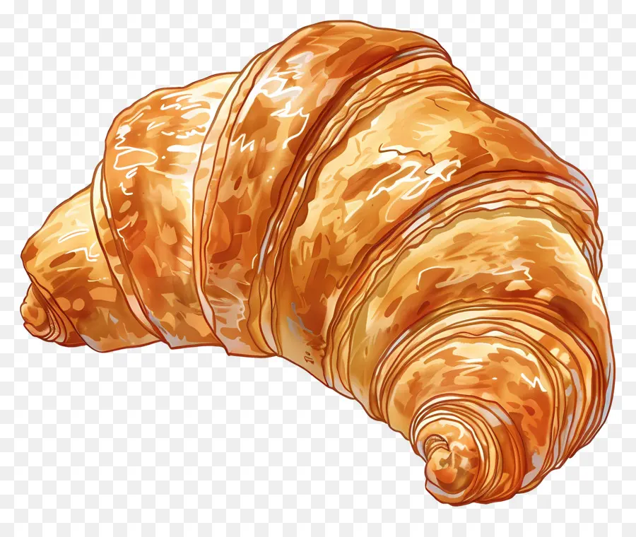 Croissant，Kue Kering PNG