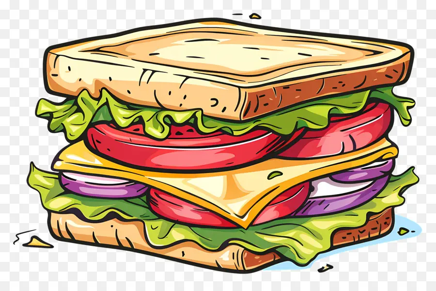 Sandwich Kartun，Sandwich PNG