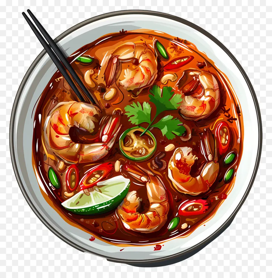 Tom Yum Goong，Sup Udang PNG