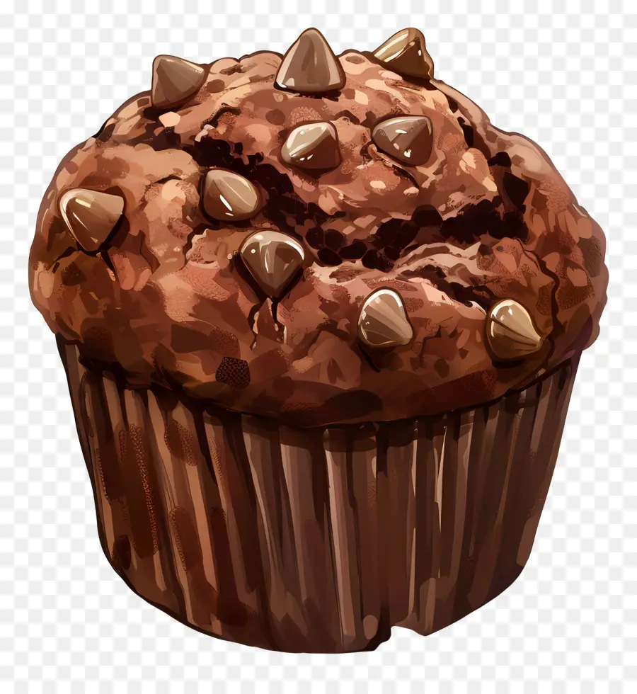 Muffin Coklat Ganda，Muffin Coklat PNG