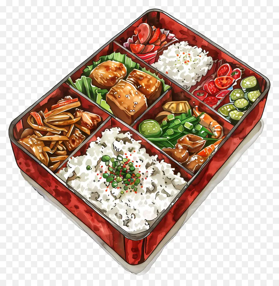 Kotak Bento，Masakan Jepang PNG