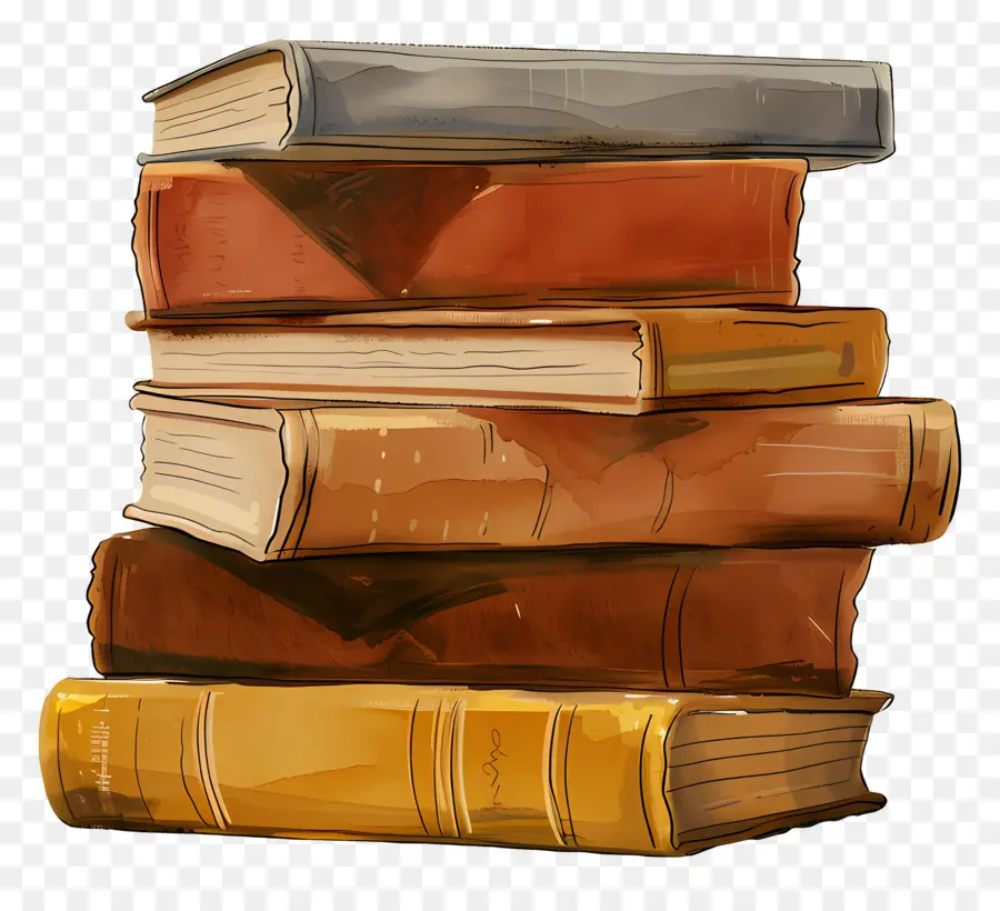 Buku Oker，Tumpukan Buku PNG