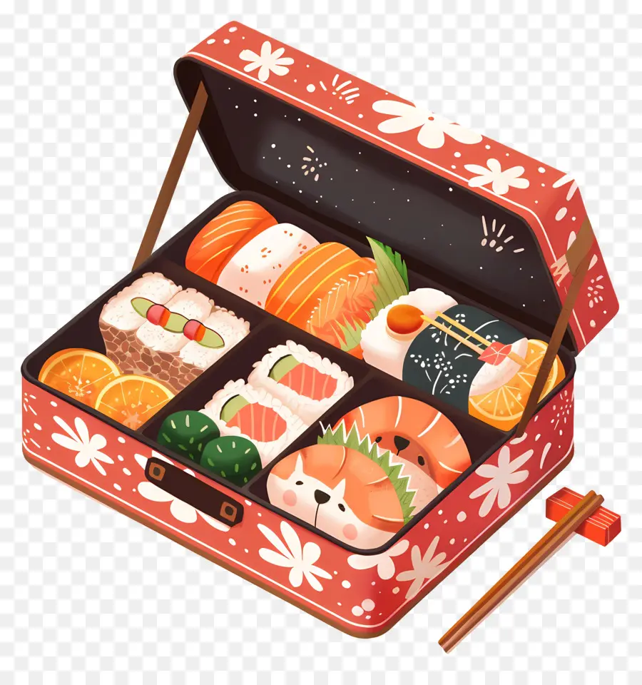 Kotak Bento，Masakan Jepang PNG