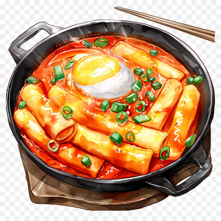 Tteokbokki Cheesy，Tteokbokki PNG