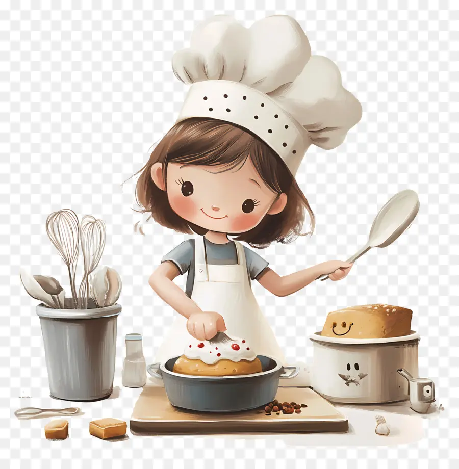 Anak，Baking Gadis Kecil PNG