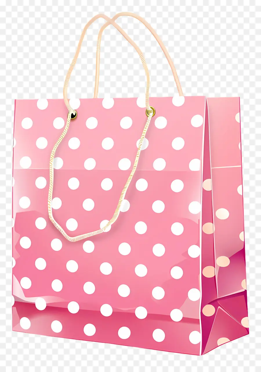 Tas Hadiah，Tas Polka Dot PNG