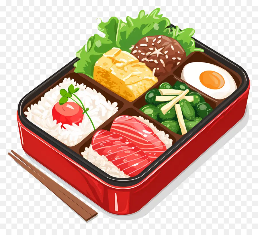 Kotak Bento，Masakan Jepang PNG