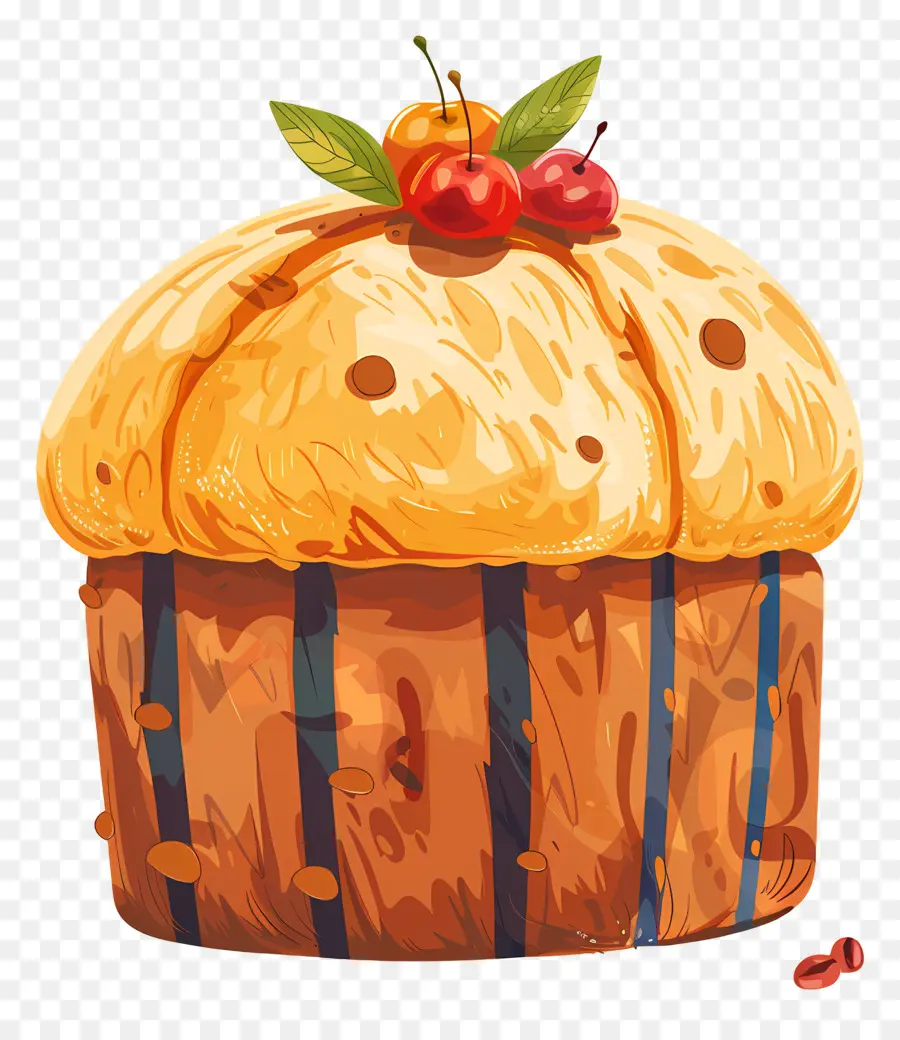 Panettone，Muffin Ceri PNG