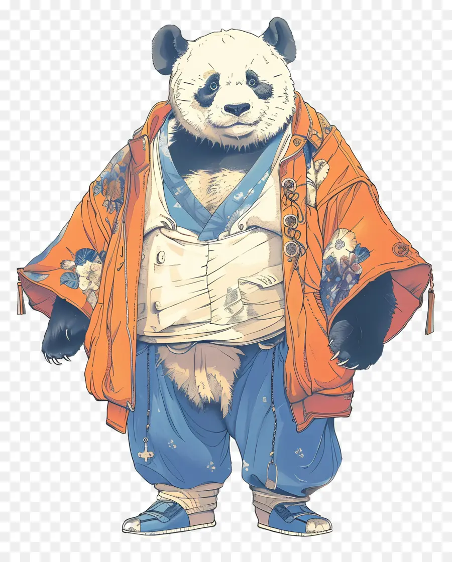 Panda，Panda Dalam Pakaian Tradisional PNG