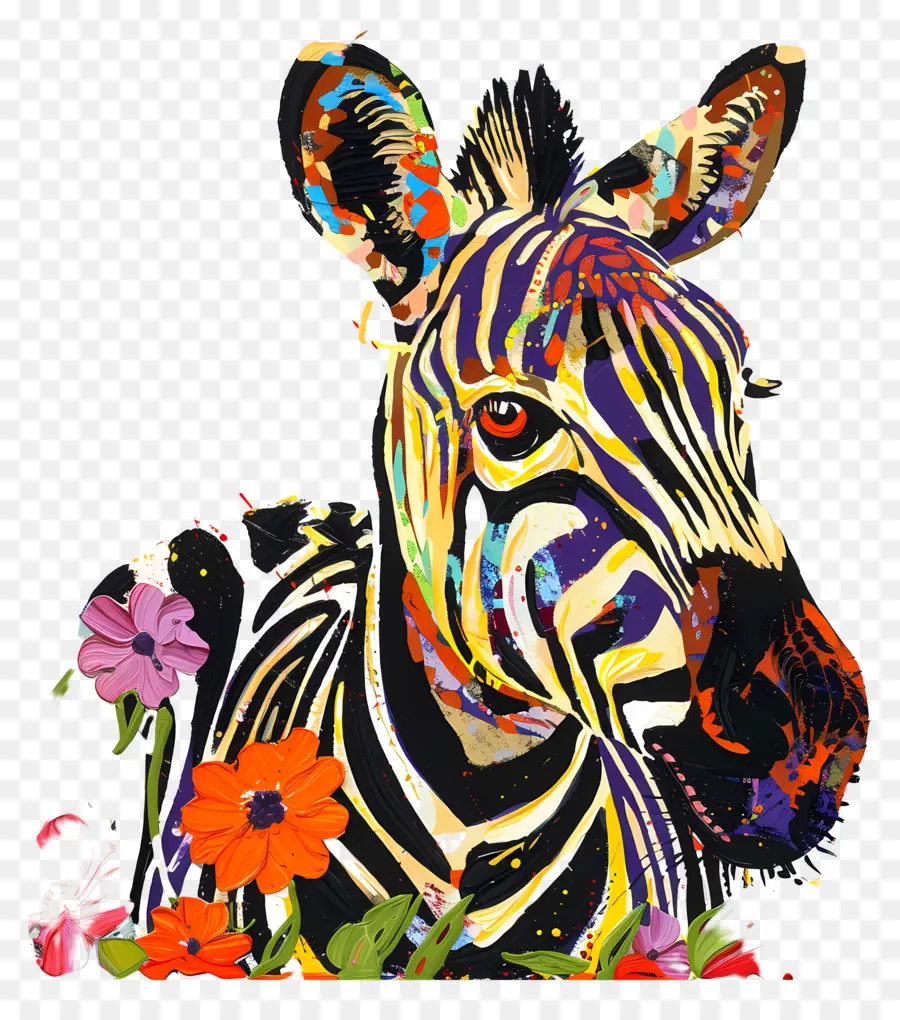 Zebra，Bunga PNG