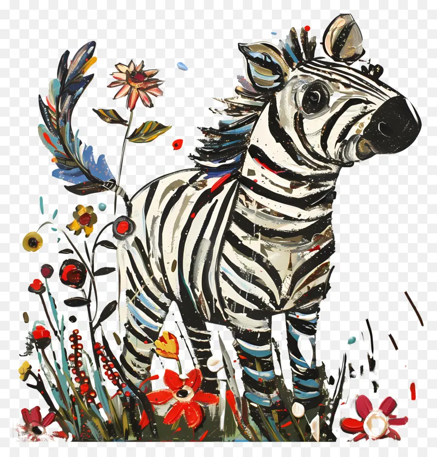 Zebra，Bunga PNG