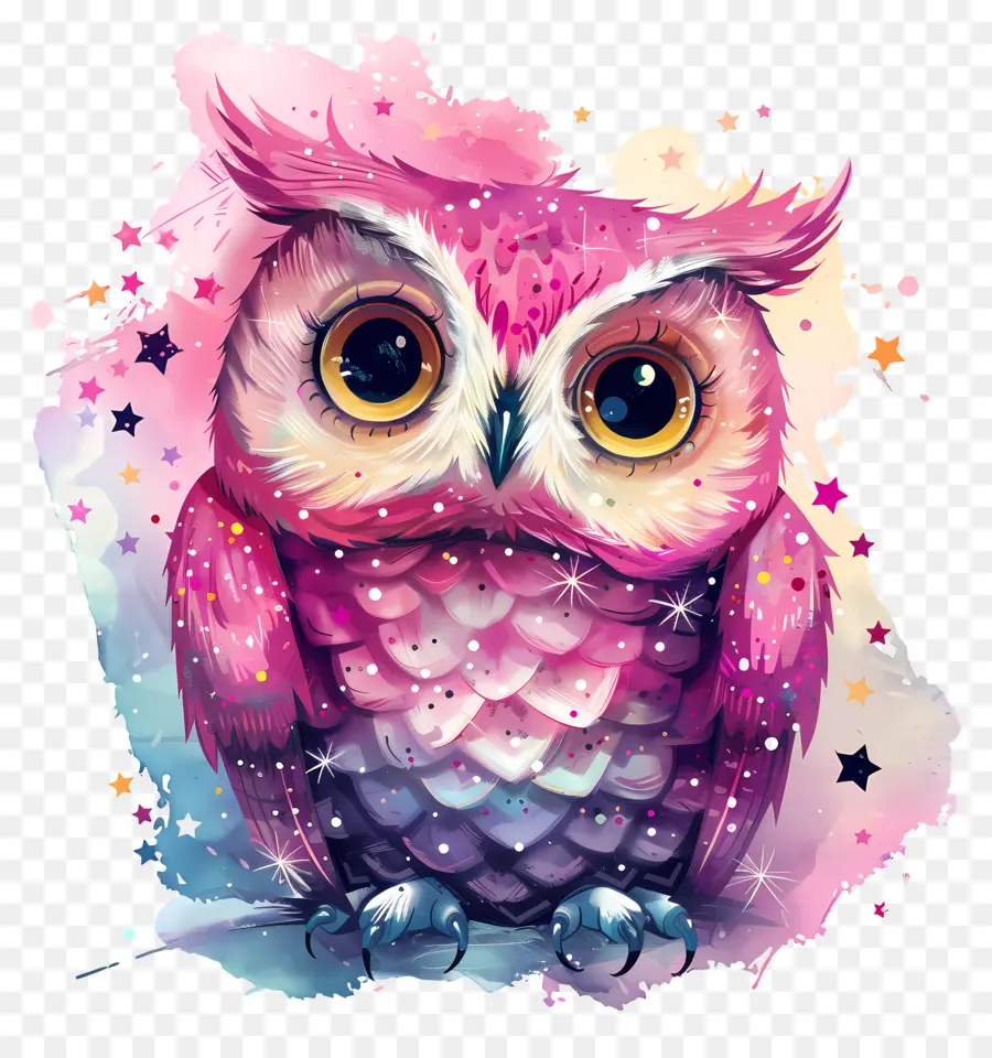 Burung Hantu，Lucu Owl PNG