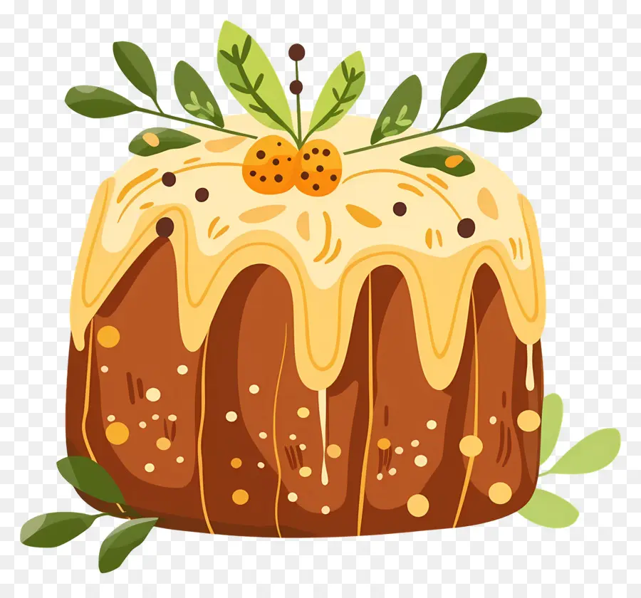 Panettone，Kue Natal PNG