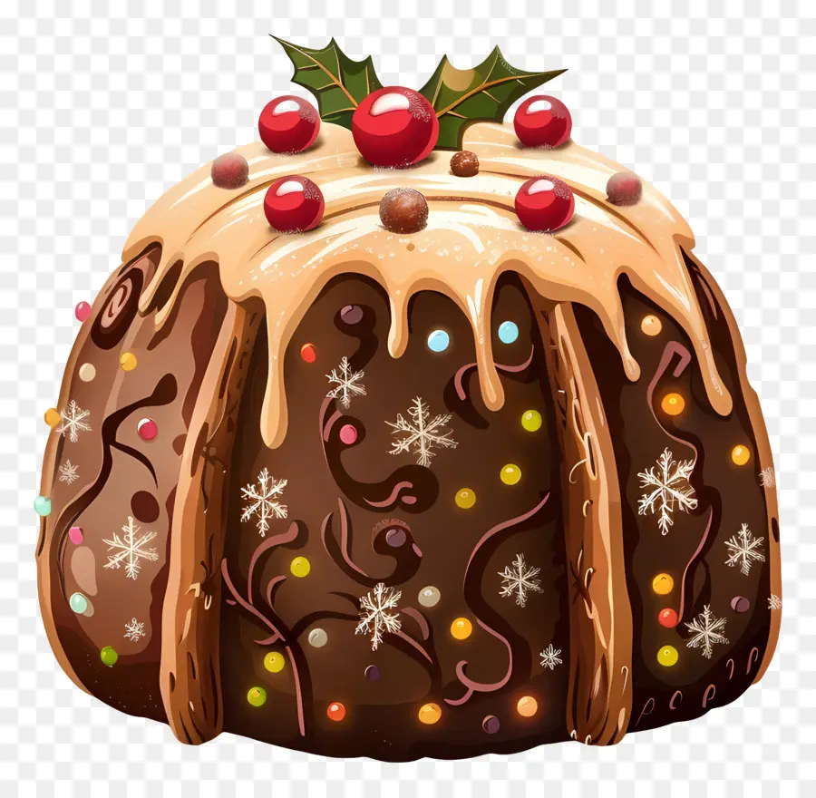 Panettone，Puding Natal PNG