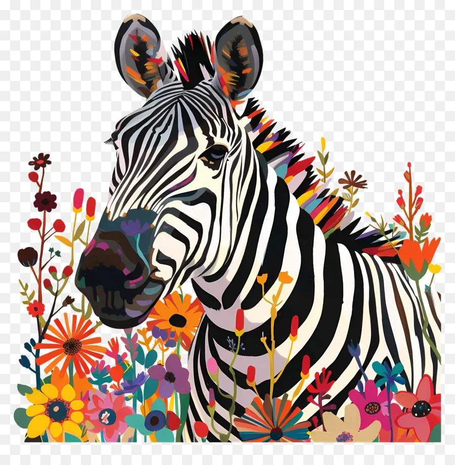 Zebra，Bunga PNG