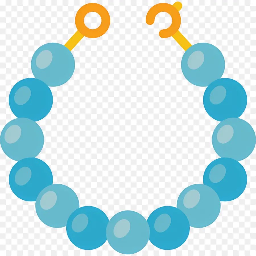 Kalung Mutiara，Gelang Manik Biru PNG