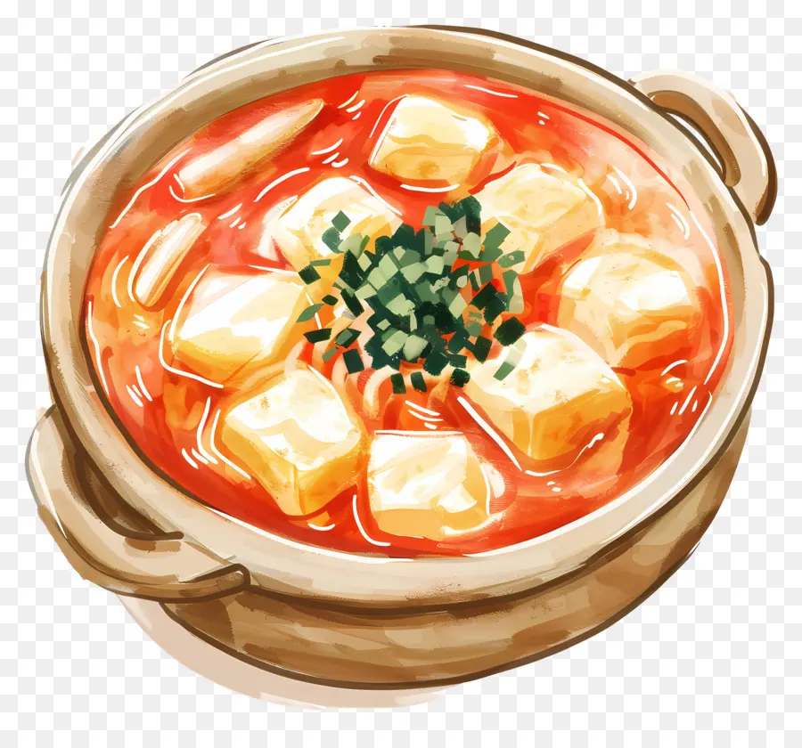 Tteokbokki Cheesy，Sup Tahu PNG