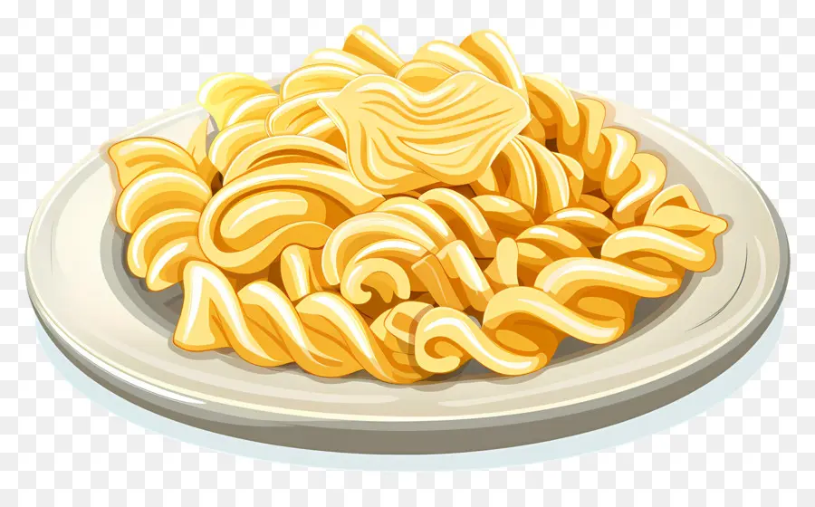 Pasta Krim，Piring Pasta PNG