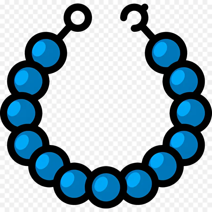 Kalung Mutiara，Kalung Manik Biru PNG