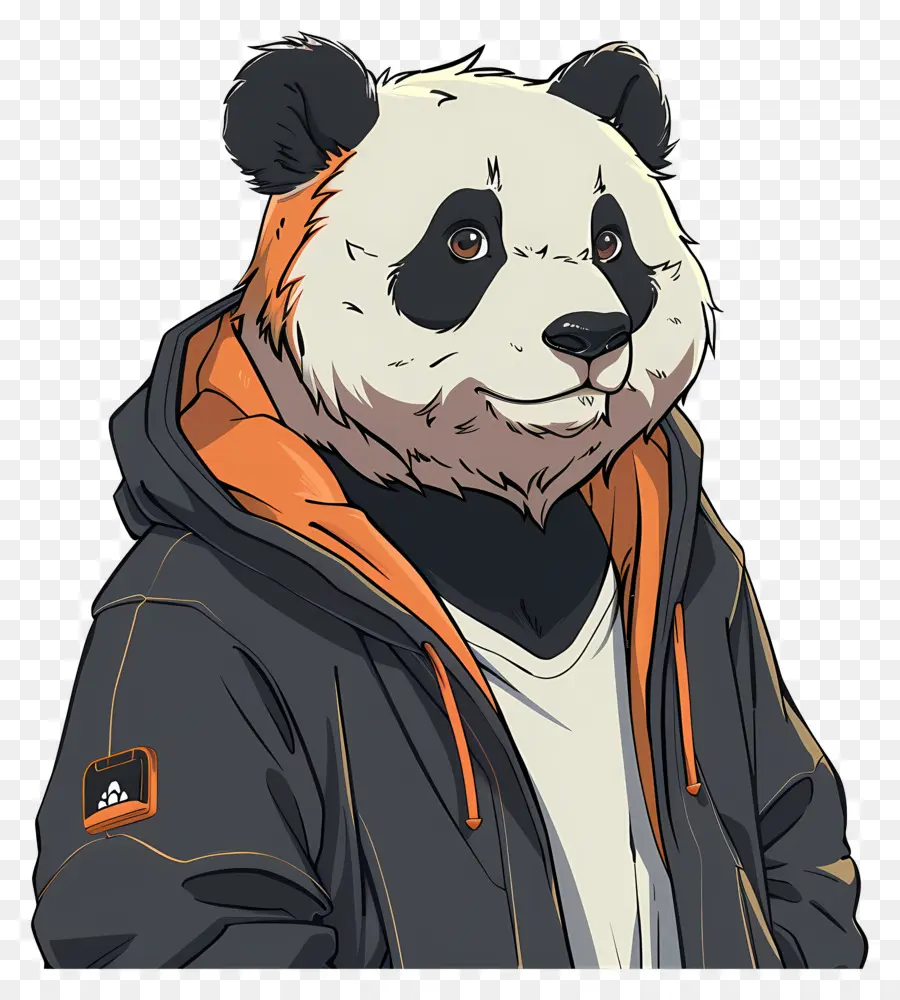 Panda，Panda Di Hoodie PNG