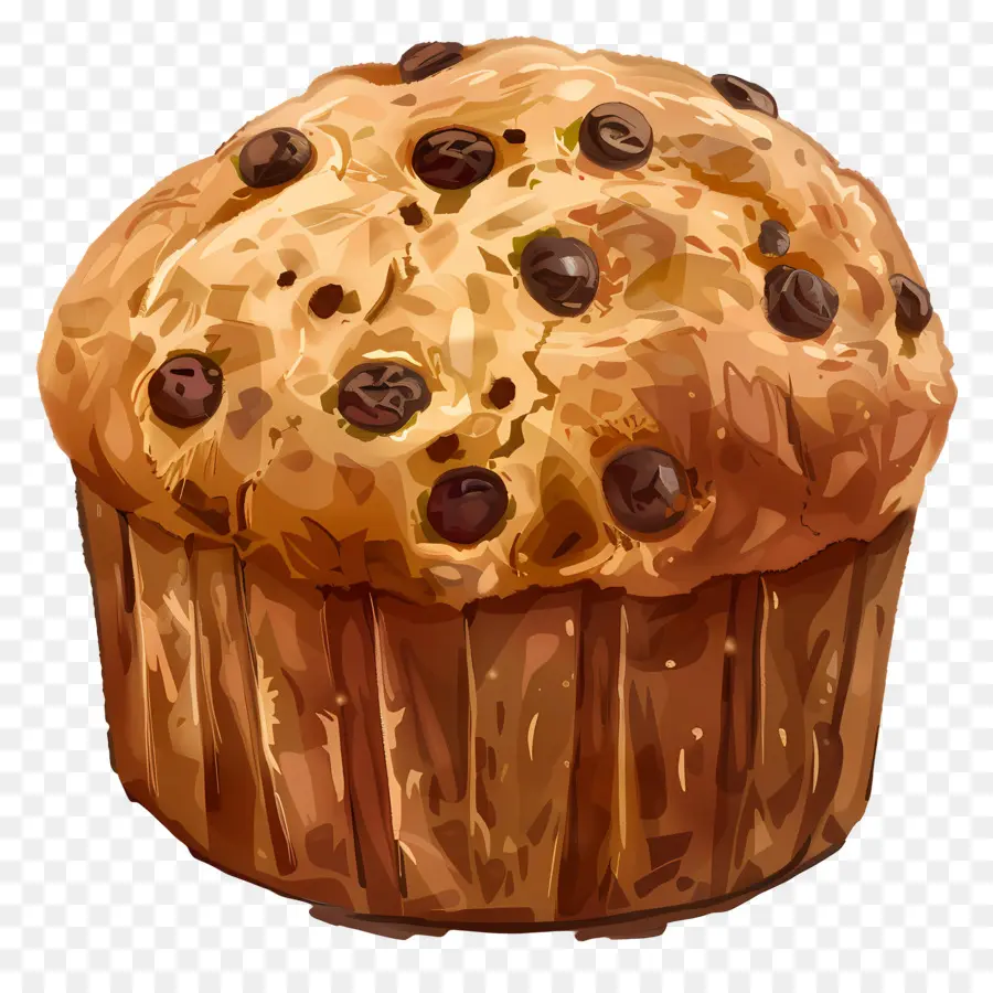 Panetton，Muffin Blueberry PNG