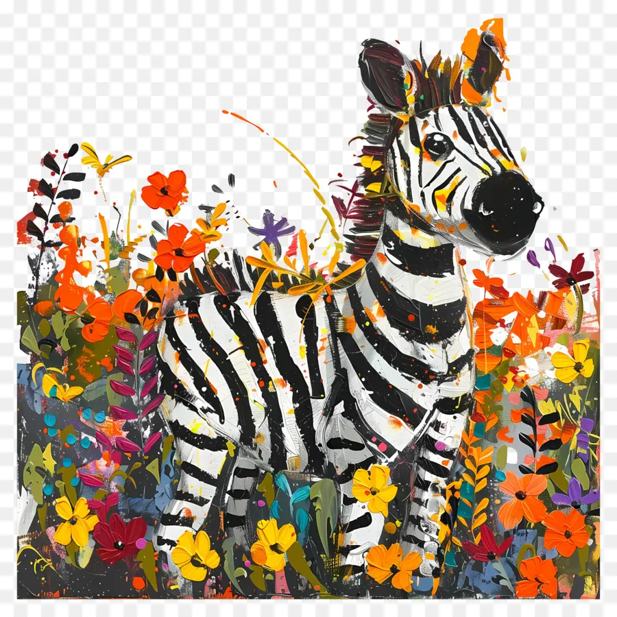 Zebra，Bunga PNG