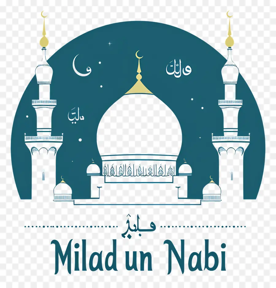 Milad Un Nabi，Milad Un Nabi Teks Dengan Masjid PNG