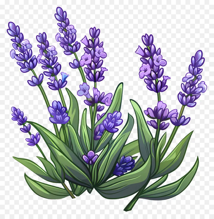 Taman Lavender，Warna Lembayung Muda PNG