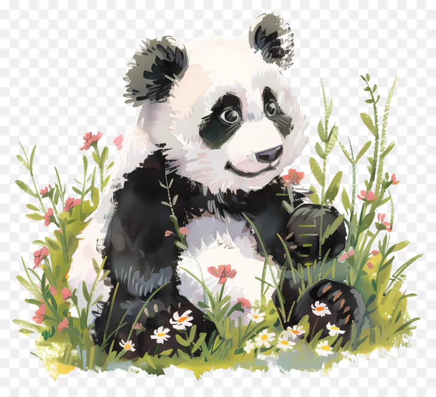 Panda，Panda Yang Lucu PNG