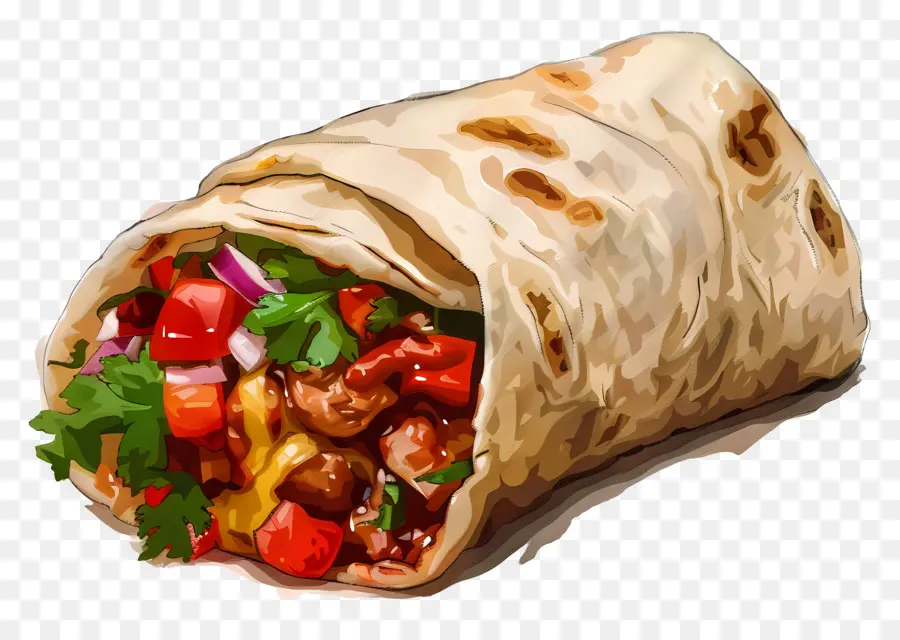 Burrito，Membungkus PNG