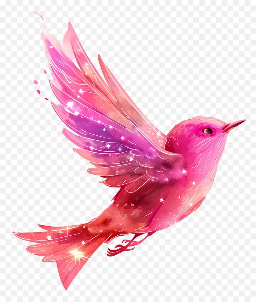 Burung，Pink PNG